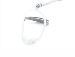 A selection of PAP masks: full face, nasal and nasal pillow styles